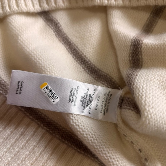 Splendid Cashmere sweater Hannah size S striped lightweight - Picture 9 of 9